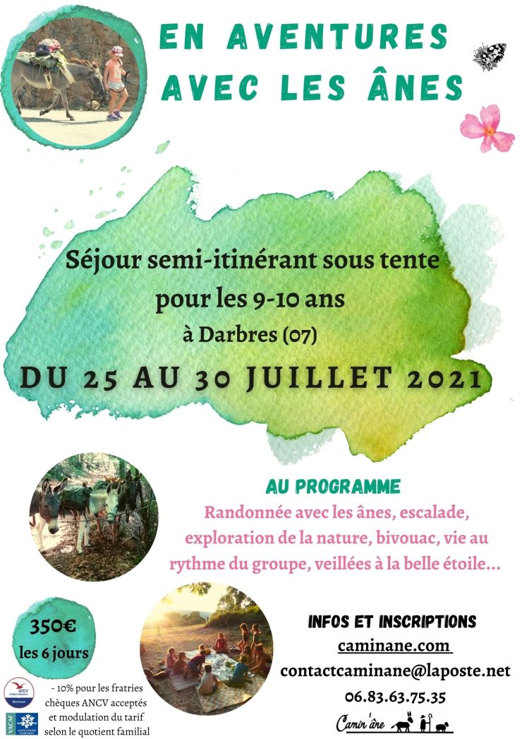 En aventure avec les ânes 2021