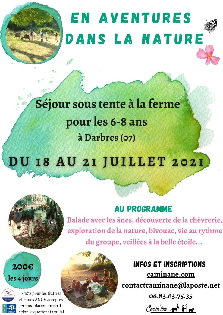 En aventure dans la nature 2021