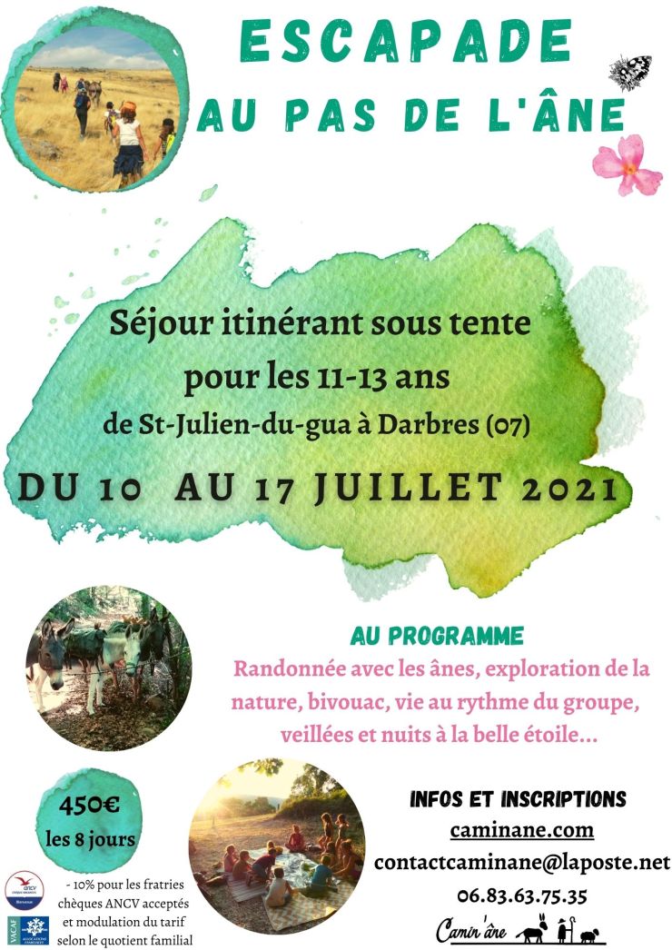 Escapade au pas de l'âne.